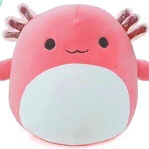Squishmallows 8 Inch Archie the Axolotl Pink Plush Toy Stuffed Animal